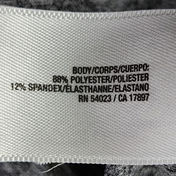 Old Navy Active Top Women M Heathered Gray Popover Thumbholes Workout Athleisure - Picture 7 of 12